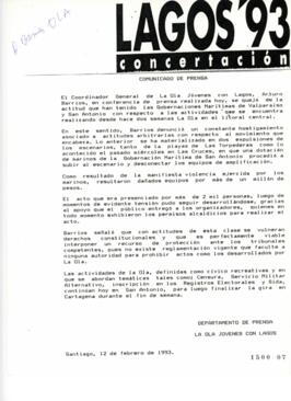Comunicado de Prensa