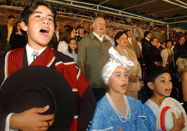 Fiesta de Navidad en el Estadio Nacional