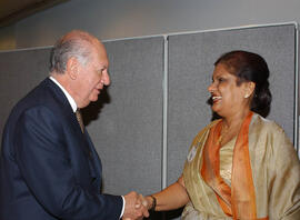 Reunión con Presidenta de Sri Lanka