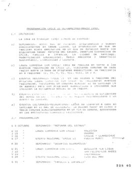 Programación Chile 21 Octubre 1992 a Marzo 1993