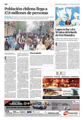 Lagos no fue a los 50 años del triunfo de Frei Montalva