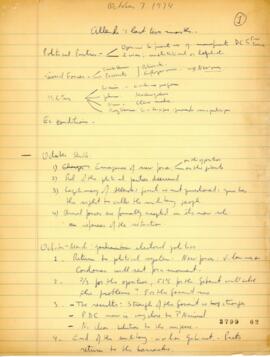Allende's last two months. Anotaciones de Ricardo Lagos