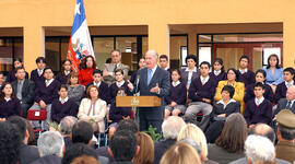 Inauguración Liceo Francisco Encina de Las Cabras