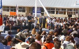 Inauguración Liceo Virginio Arias