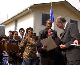 Inauguración conjunto habitacional Coya, VI región