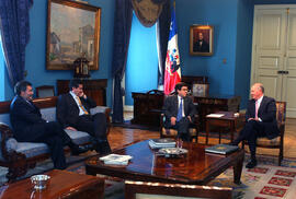 Presidente Ricardo Lagos se Reunió con Presidente del BID