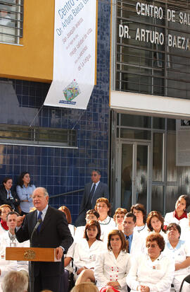 Inauguración del Consultorio Arturo Baeza Goñi, La Legua