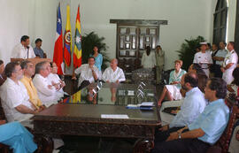 Presidente Lagos recibe las llaves de la Ciudad de Cartagena de Indias