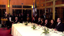 Cena en honor del Presidente Fox