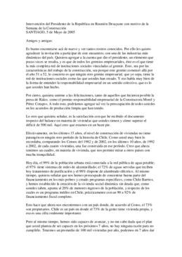 Intervención del Presidente de la República en Reunión Desayuno con motivo de la Semana de la Con...
