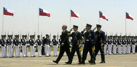 Ceremonia cambio de mando Comandancia en Jefe Fuerza Aérea de Chile