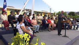 Entrega de Viviendas del conjunto habitacional El Palomar, Copiapó