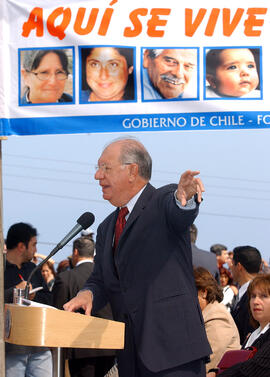 Inauguración Conjunto Habitacional Palafitos