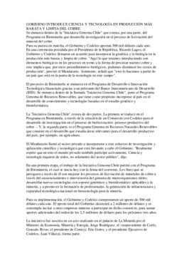 Suscripción de convenio de Bíominería