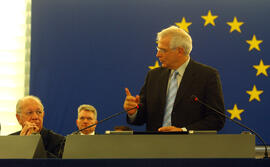 Intervención ante el Parlamento Europeo