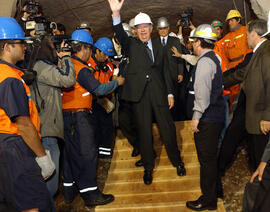 Visita inspectiva a obras de la Línea 4 del Metro