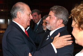 El Presidente Ricardo Lagos, asiste a la Transmisión del Mando Presidencial en Brasil