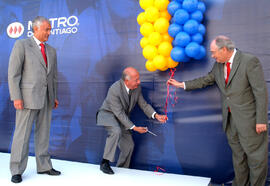 Presidente de la República en Inauguración Segundo Tramo Linea 4 del Metro