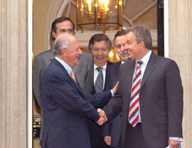 Encuentro del Presidente Ricardo Lagos y el Primer Ministro del Reino Unido de Gran Bretaña Tony ...