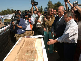 Visita del Presidente de la República Obras del Memorial de Derechos Humanos, Paine