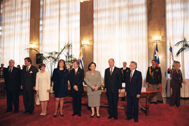Entrega de Llaves de la Ciudad de Montevideo al Presidente de la República Ricardo Lagos