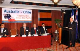 Clausura de seminario minero - Declaraciones a la prensa Australia