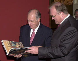 Visita del Primer Ministro de Suecia, señor Goran Persson, Cena