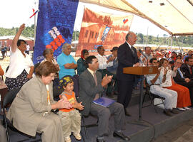 Inauguración Programa Mejoramiento de Barrios de Buero - Mulchén