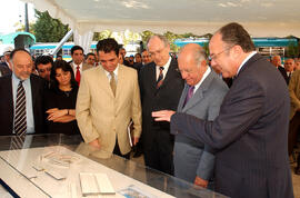 Presidente de la República Visita Inicio de Obras en Maestranza San Eugenio