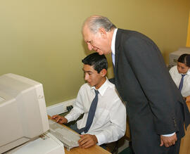 Inauguración Liceo Virginio Arias