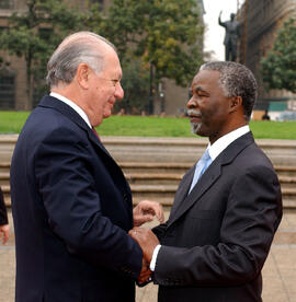 Ceremonia de Bienvenida al Presidente de Sudáfrica