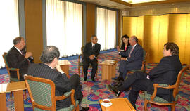 Visita de Trabajo a Japón, Reunión con el Presidente del Capítulo Japonés Binacional