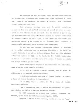 MUS. Propuesta para La Unidad Socialista