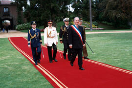 Presidente Ricardo Lagos en el Palacio Cerro Castillo