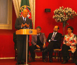 Firma de Acuerdos Chile-Portugal y Encuentro con la Prensa