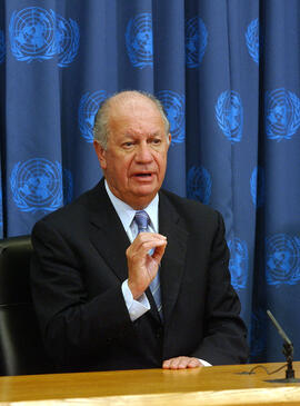 Conferencia de Prensa en la ONU
