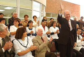 Inauguración del Consultorio de Salud, El Melón en Nogales