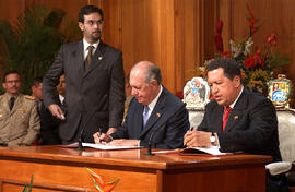 Reunión Presidentes de Chile y Venezuela