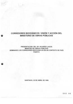 Corredores Bioceánicos: Visión y Acción del Ministerio de Obras Públicas
