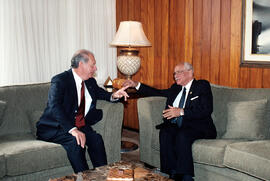 Reunión con el Presidente de Bolivia, XI Asamblea Plenaria Brasilia 2000