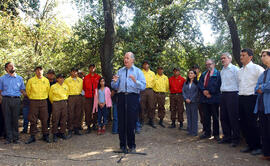 Inauguración Sendero de Chile, Tramo Rio Clarillo