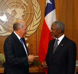 Reunión con Secretario General ONU - Kofi Annan