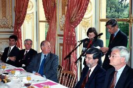 Desayuno con Raymond Forni y personalidades de Francia