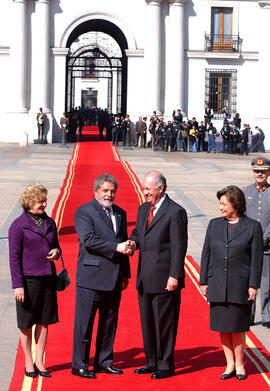 Honores a Los Presidentes de Chile y Brasil