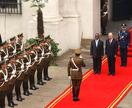 Ceremonia de Bienvenida al Presidente de Sudáfrica