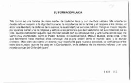 Notas para Intervención del Candidato Presidencial Ricardo Lagos