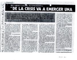 De La Crisis Va a Emerger Una Economía Aún Más Concentrada. Entrevista a Ricardo Lagos