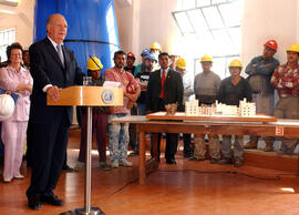 Visita Inspectiva a las Obras de la Biblioteca de Santiago