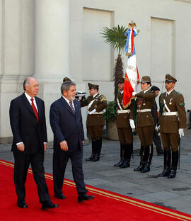 Honores a Los Presidentes de Chile y Brasil