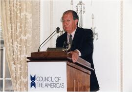 Ricardo Lagos en Council of Americas. Estados Unidos